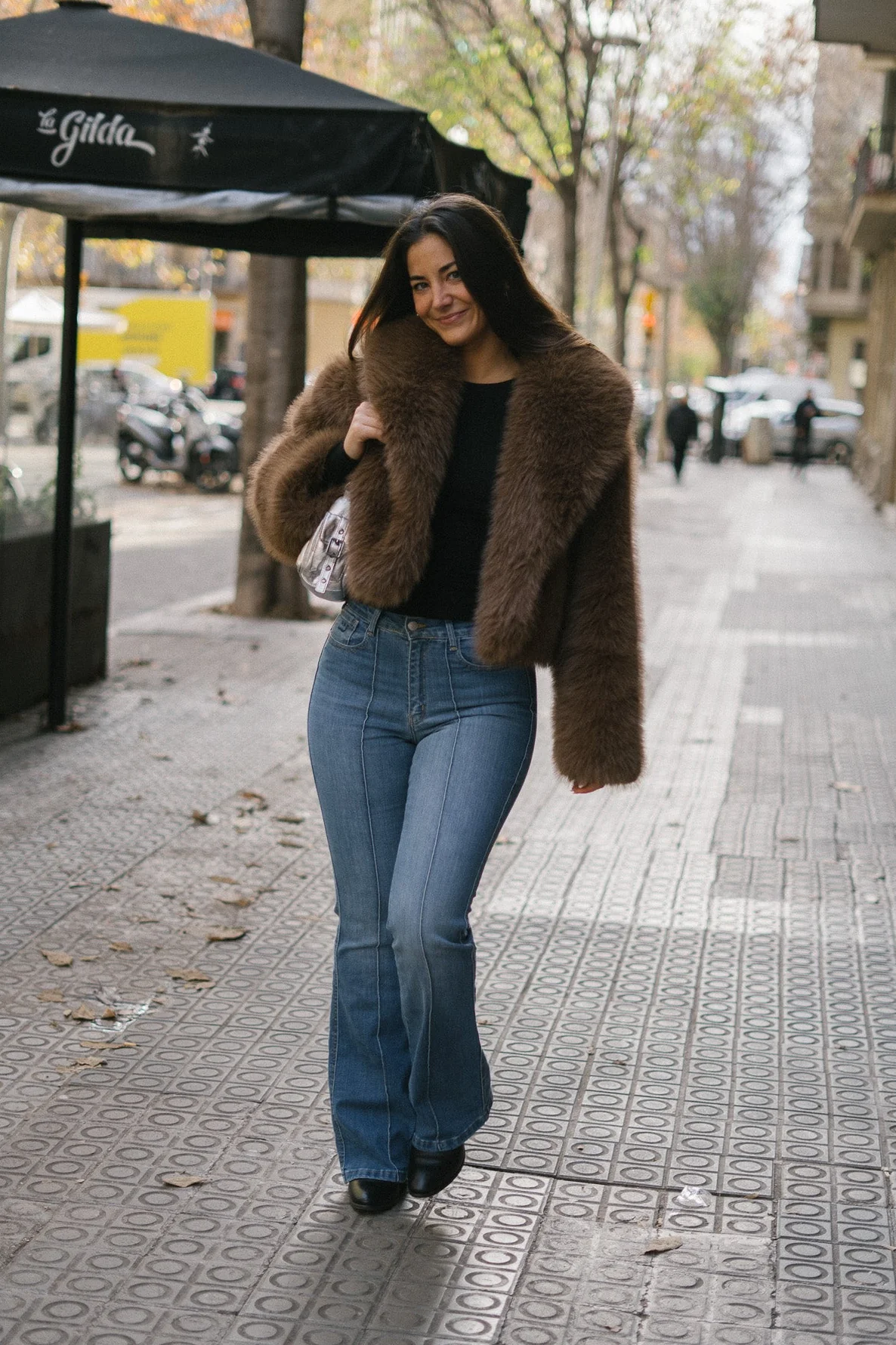 70'S FLARE HIGH RISE - BLUE - Image 7