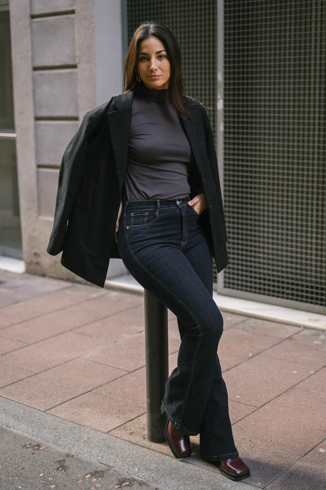 70'S FLARE HIGH RISE - RAW DENIM - Image 7