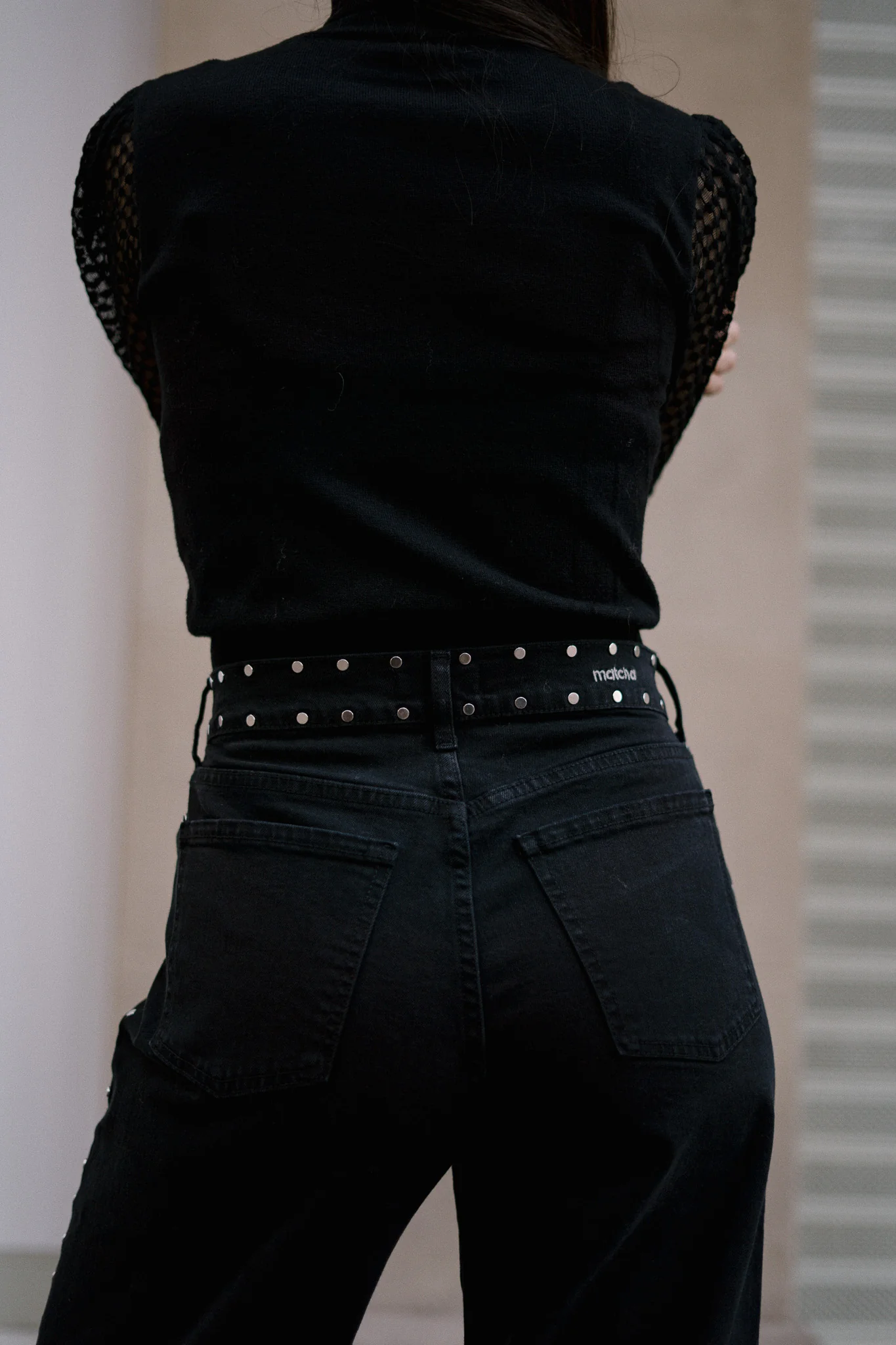 BAGGY TACHAS PLATEADAS - BLACK - Image 4