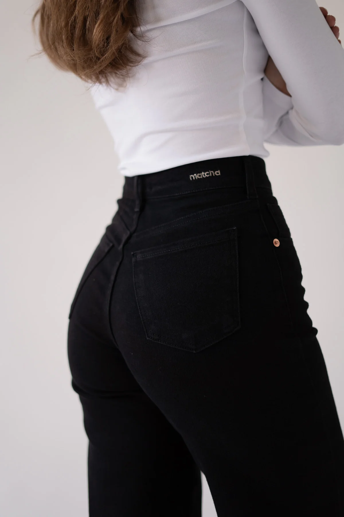 BAGGY TALL HIGH RISE - BLACK - Image 5