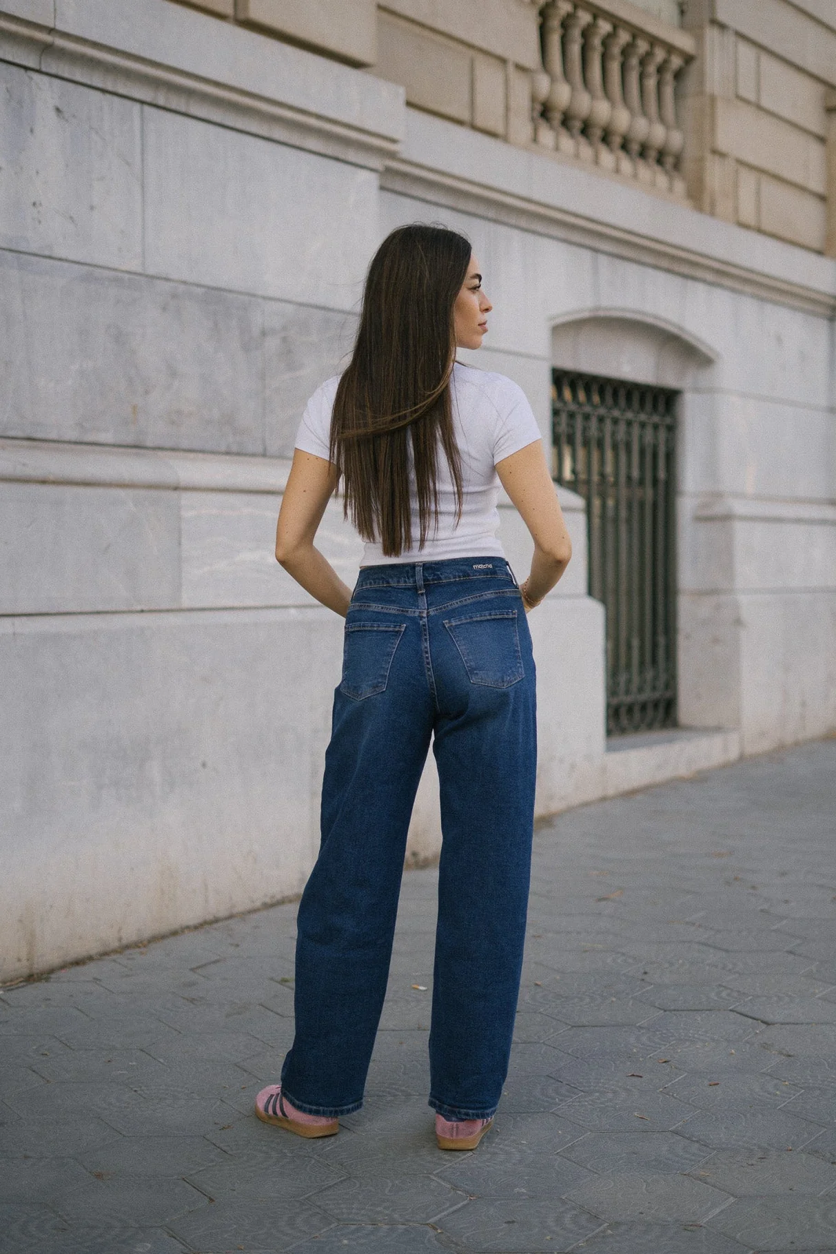 BARREL HIGH RISE FULL LENGTH - DARK BLUE - Image 6