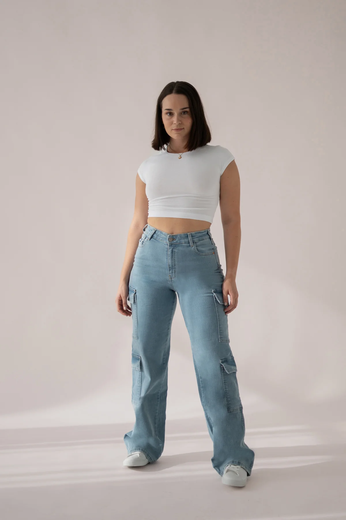 CARGO HIGH RISE - LIGHT BLUE - Image 6