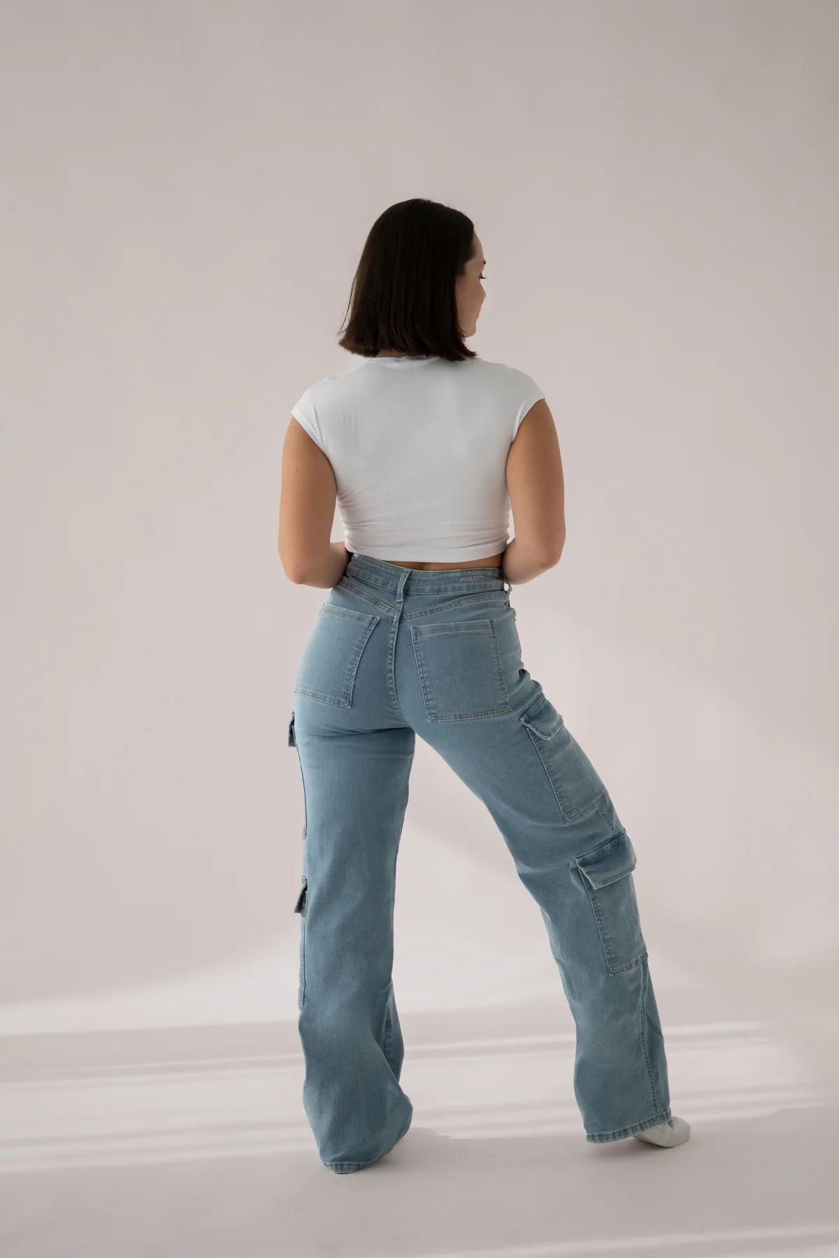 CARGO HIGH RISE - LIGHT BLUE - Image 7