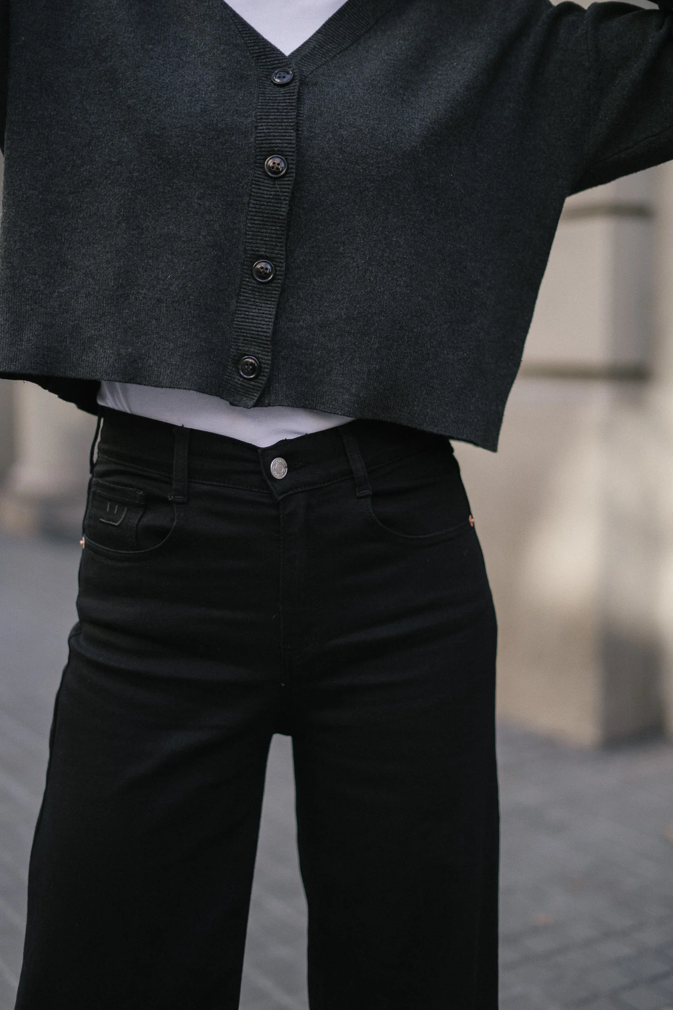 CULOTTE TALL HIGH RISE - BLACK - Image 5