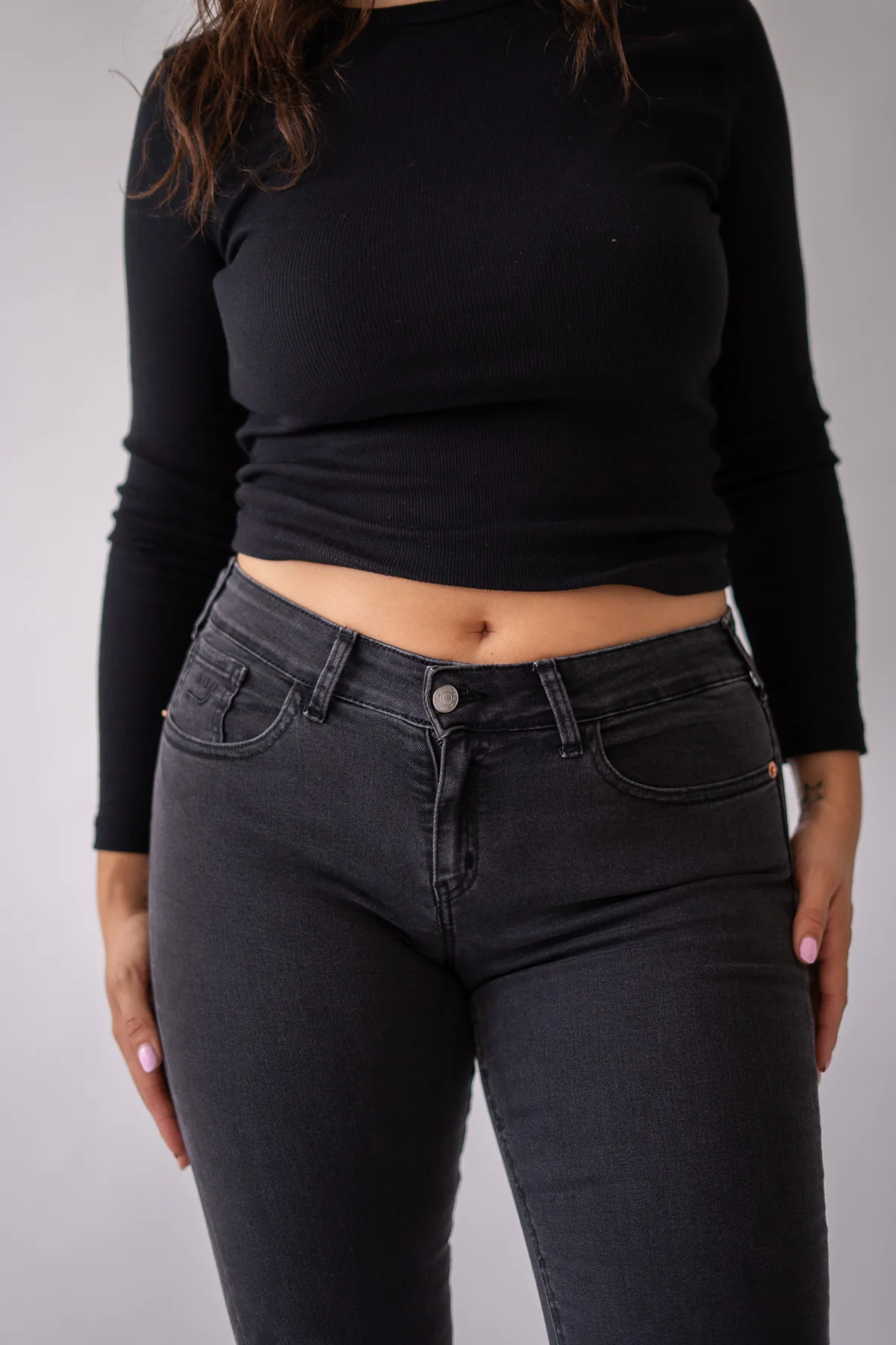 FLARE MID RISE - GREY - Image 4