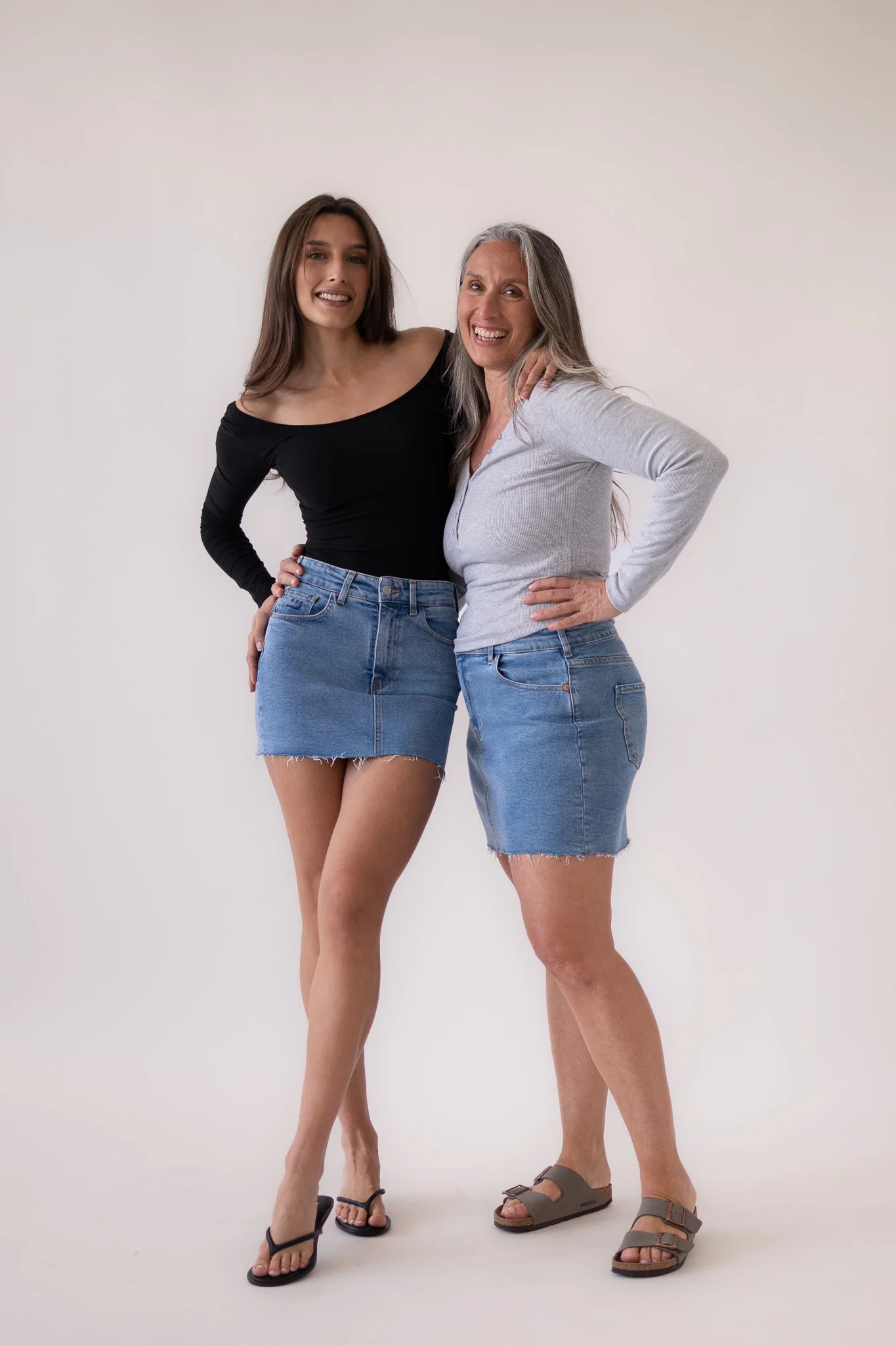 MINI SKIRT - LIGHT BLUE - Image 3