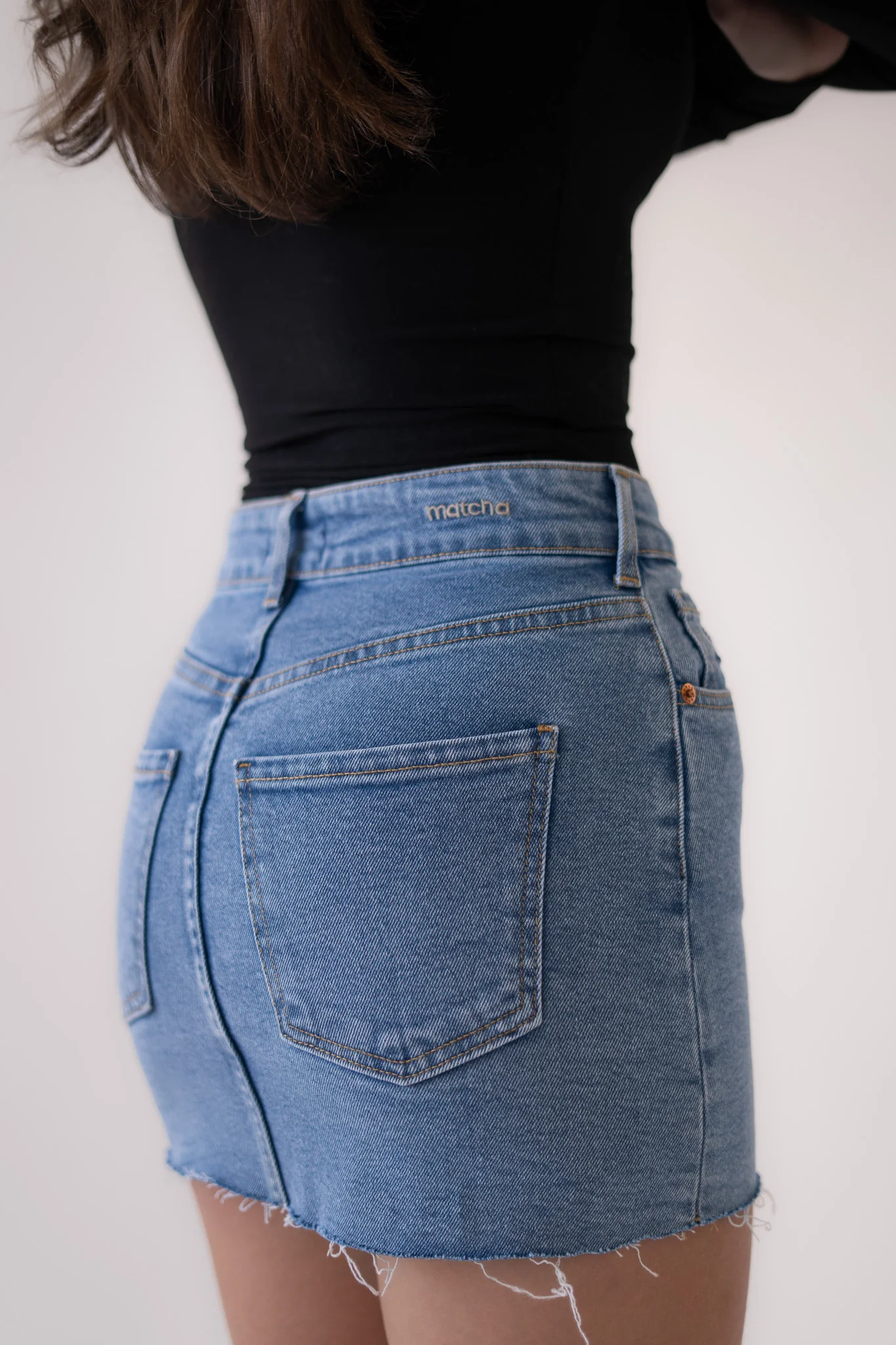 MINI SKIRT - LIGHT BLUE - Image 5