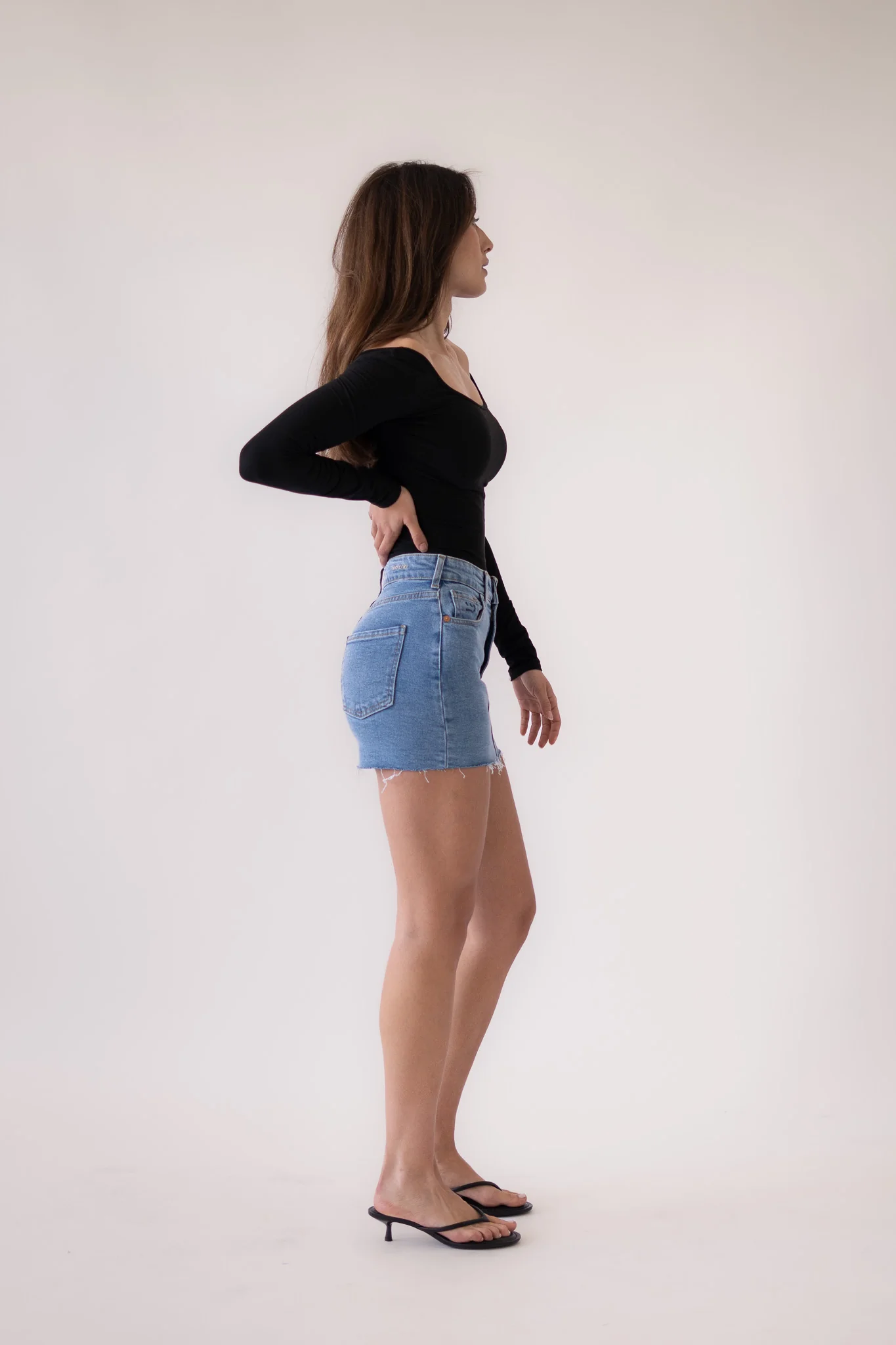 MINI SKIRT - LIGHT BLUE - Image 8