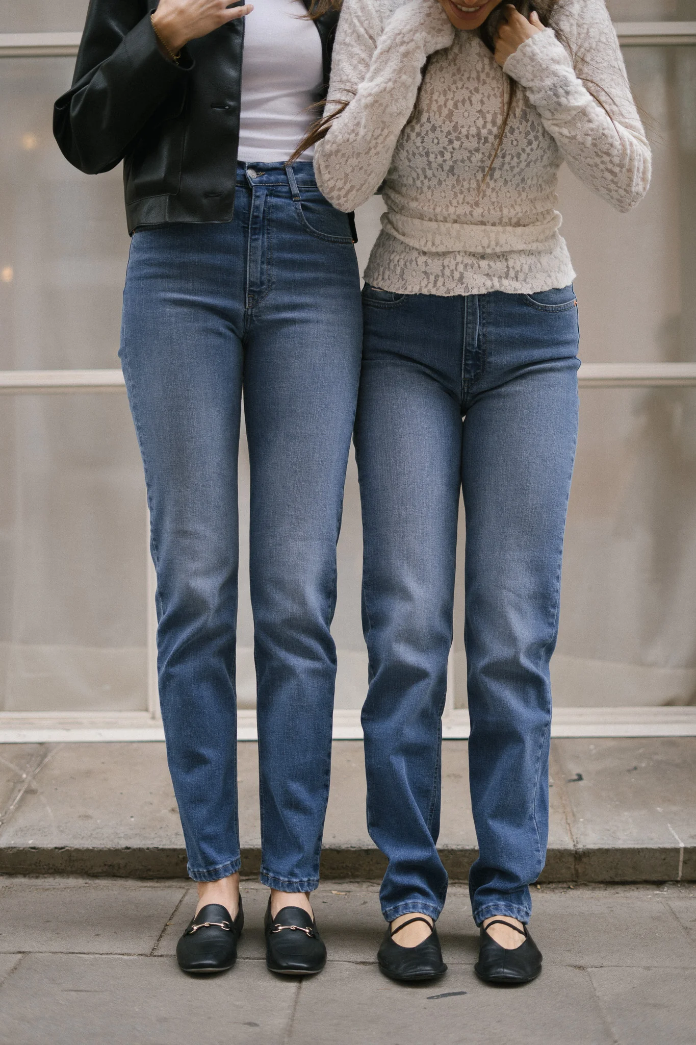 MOM HIGH RISE FULL LENGTH - BLUE - Image 3