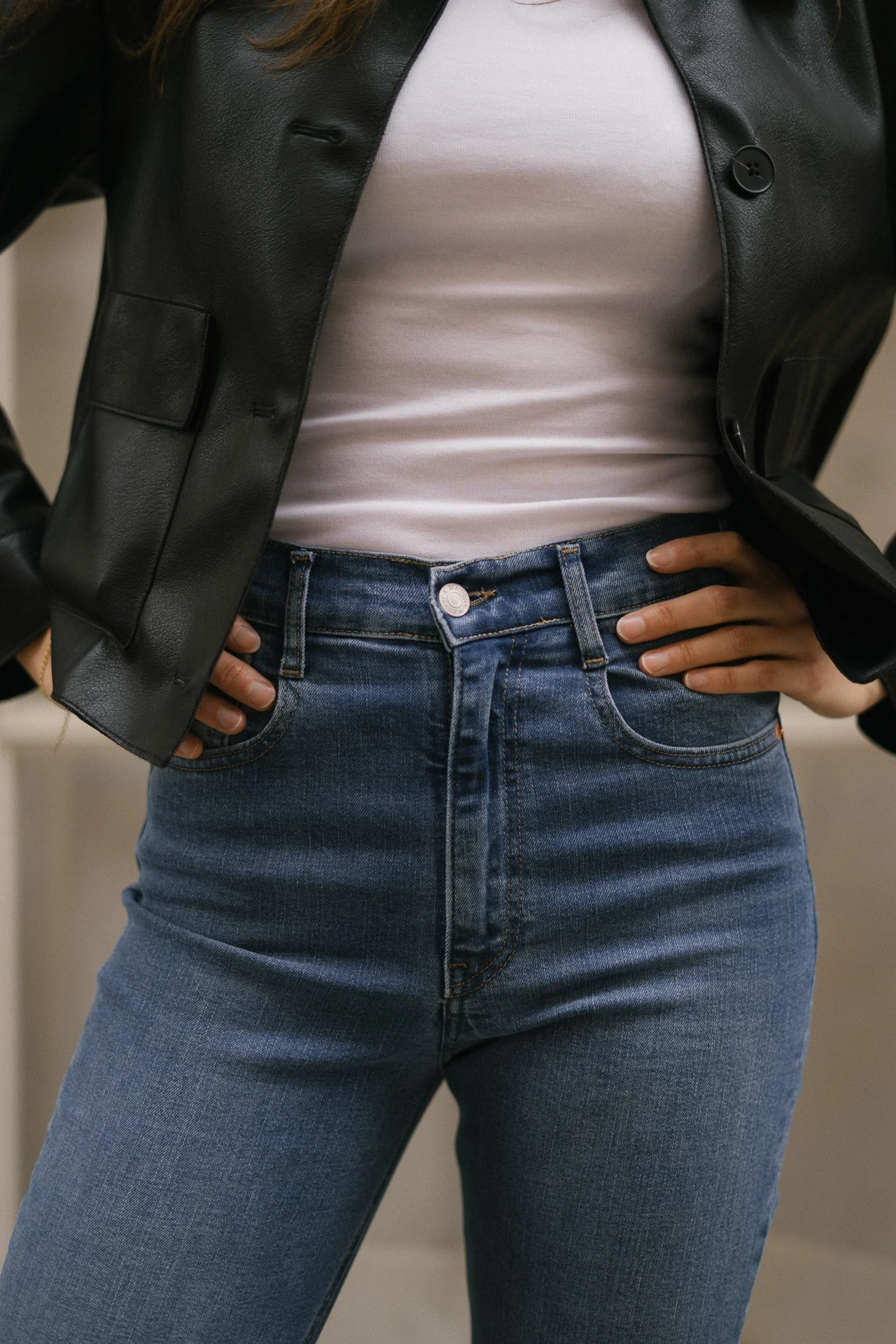 MOM HIGH RISE FULL LENGTH - BLUE - Image 8