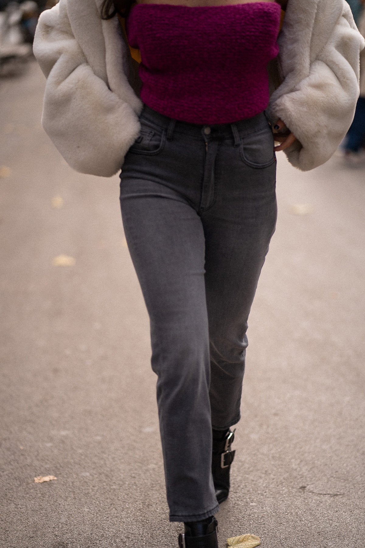 MOM HIGH RISE - GREY - Image 5