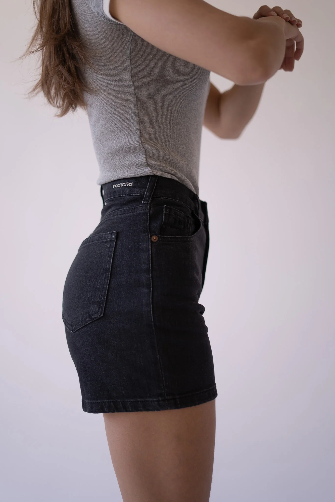 RELAXED SHORTS - GREY - Image 5