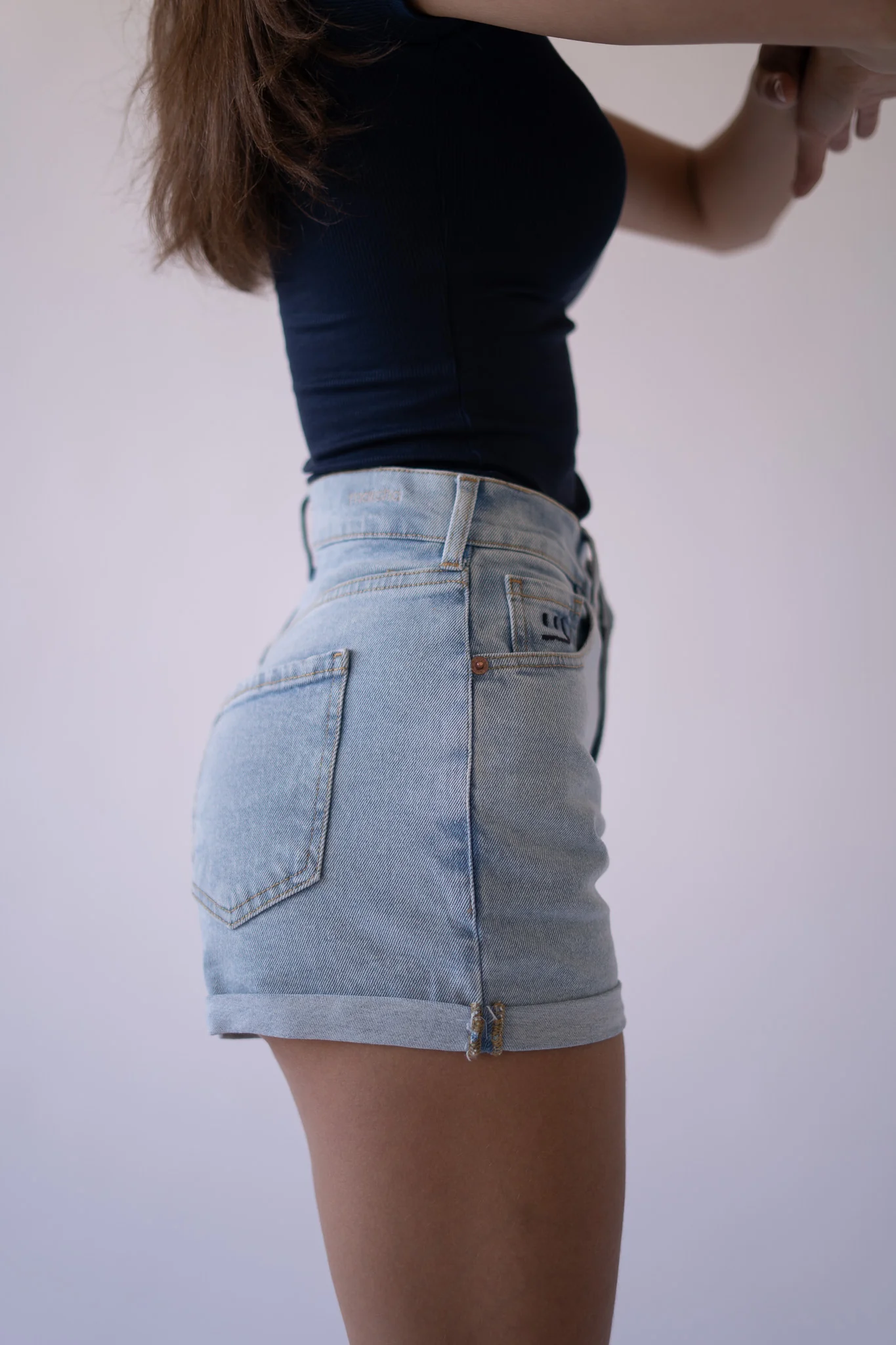 SHORTS ROLL UP - LIGHT BLUE - Image 5