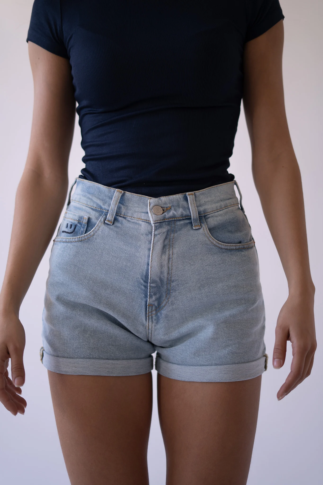 SHORTS ROLL UP - LIGHT BLUE - Image 7