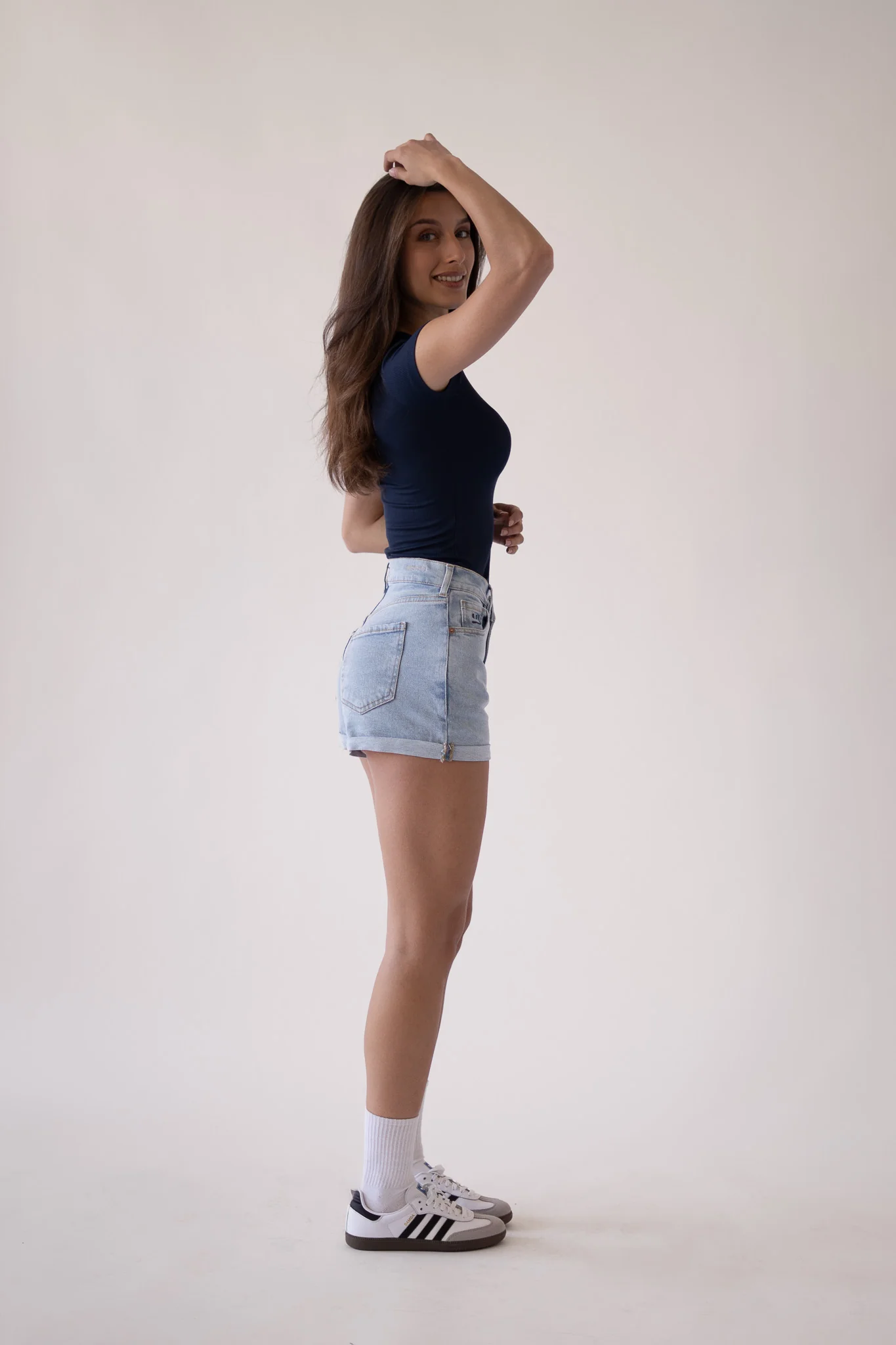 SHORTS ROLL UP - LIGHT BLUE - Image 8