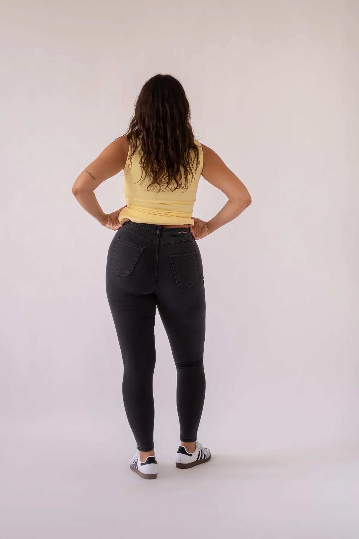 SKINNY HIGH RISE - GREY - Image 3