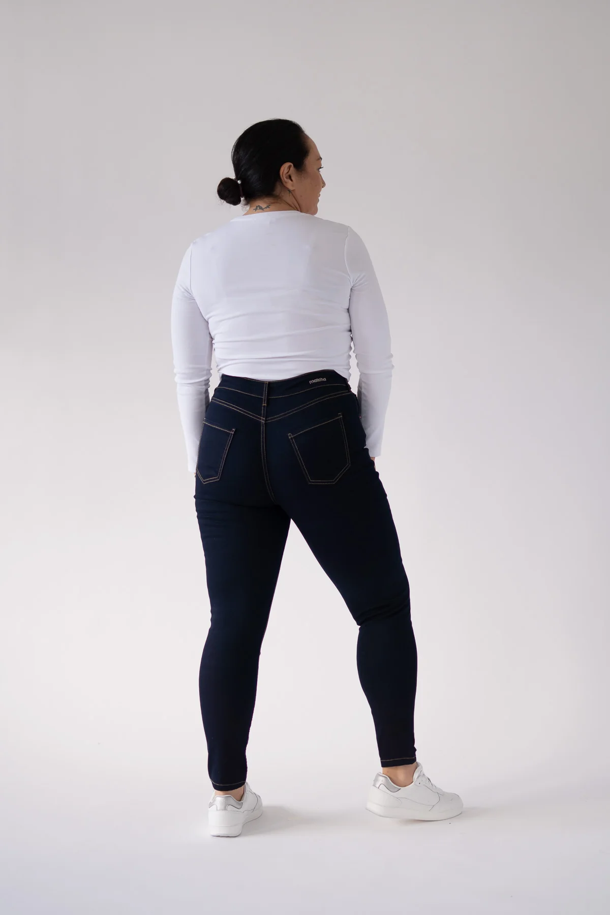 SKINNY HIGH RISE - RAW DENIM - Image 4