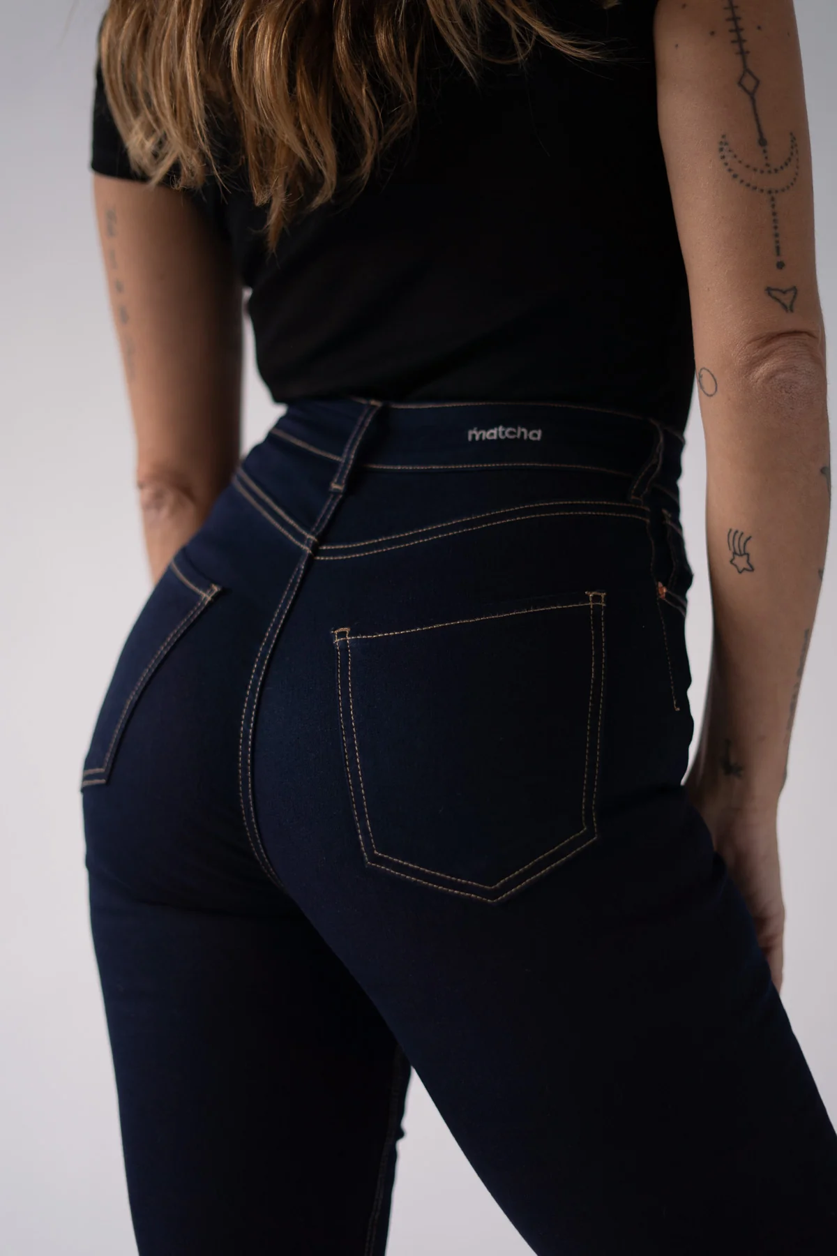 SKINNY HIGH RISE - RAW DENIM - Image 5