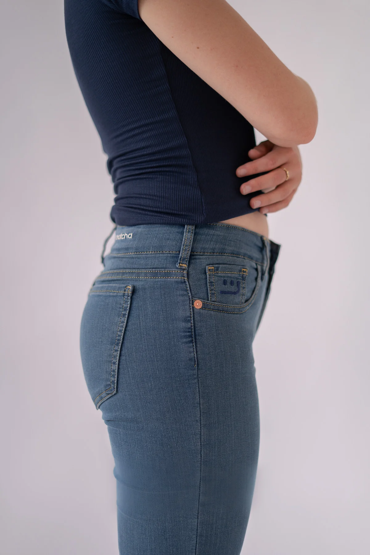 SKINNY MID RISE - LIGHT BLUE - Image 3