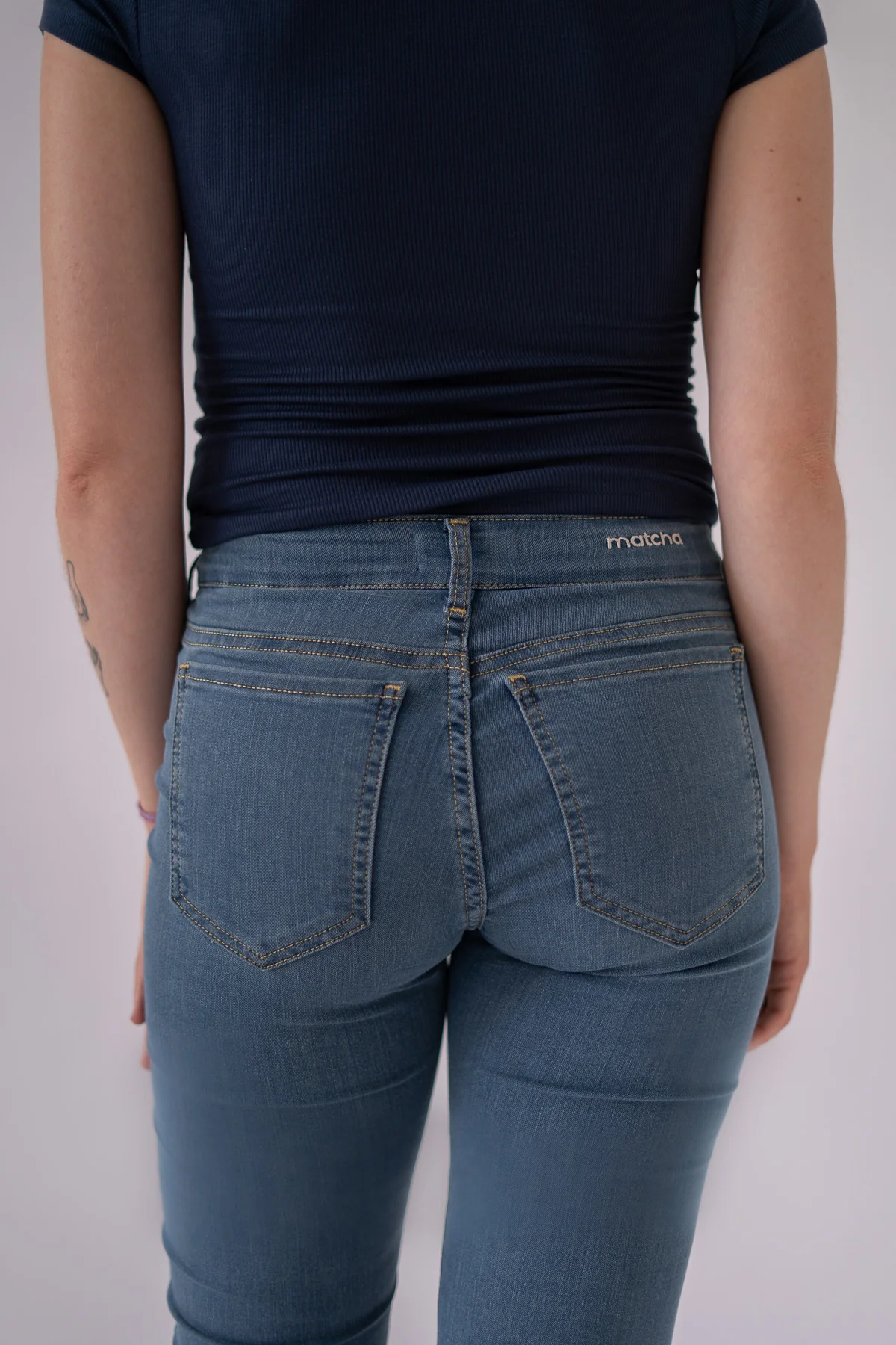 SKINNY MID RISE - LIGHT BLUE - Image 5