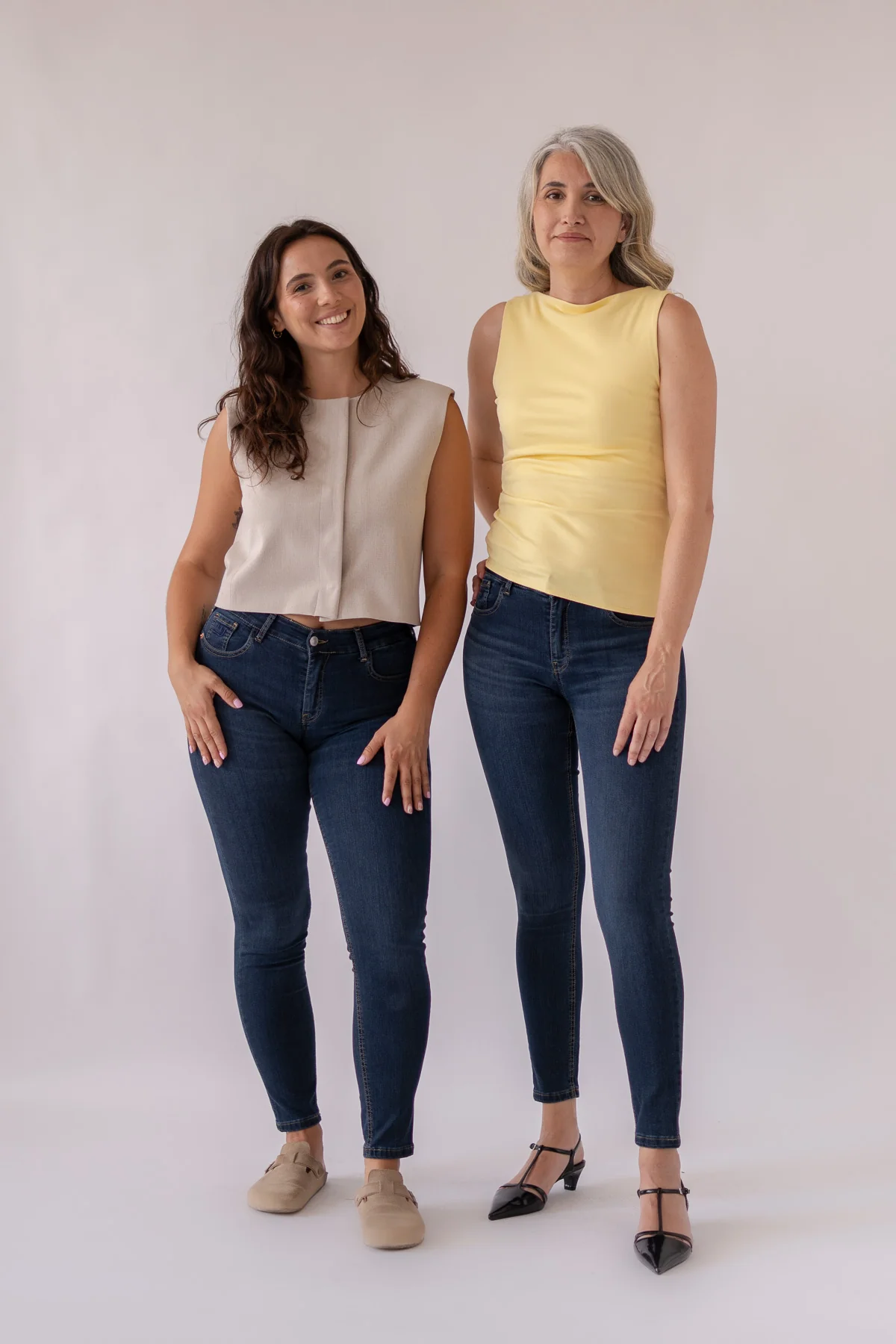 SKINNY MID RISE - DARK BLUE - Image 4