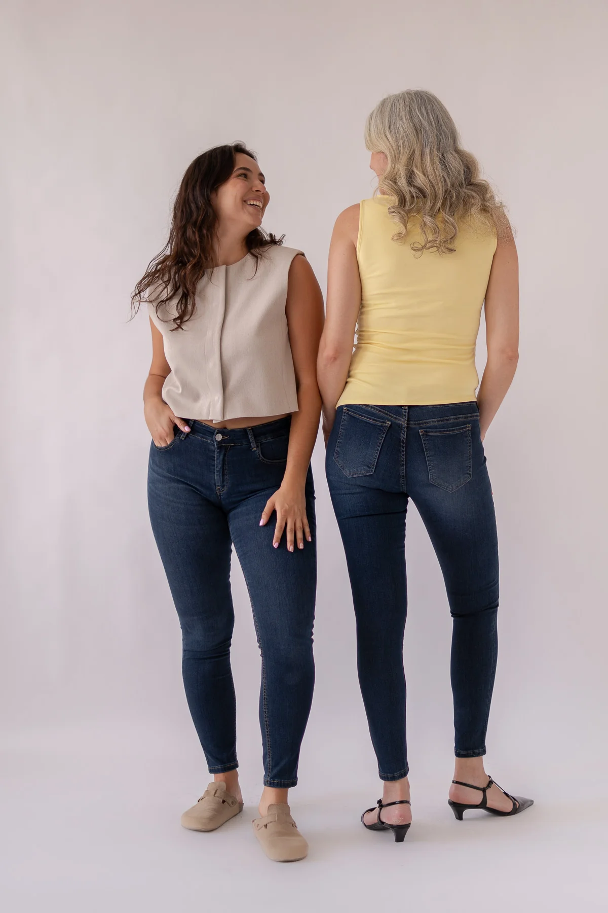 SKINNY MID RISE - DARK BLUE - Image 7