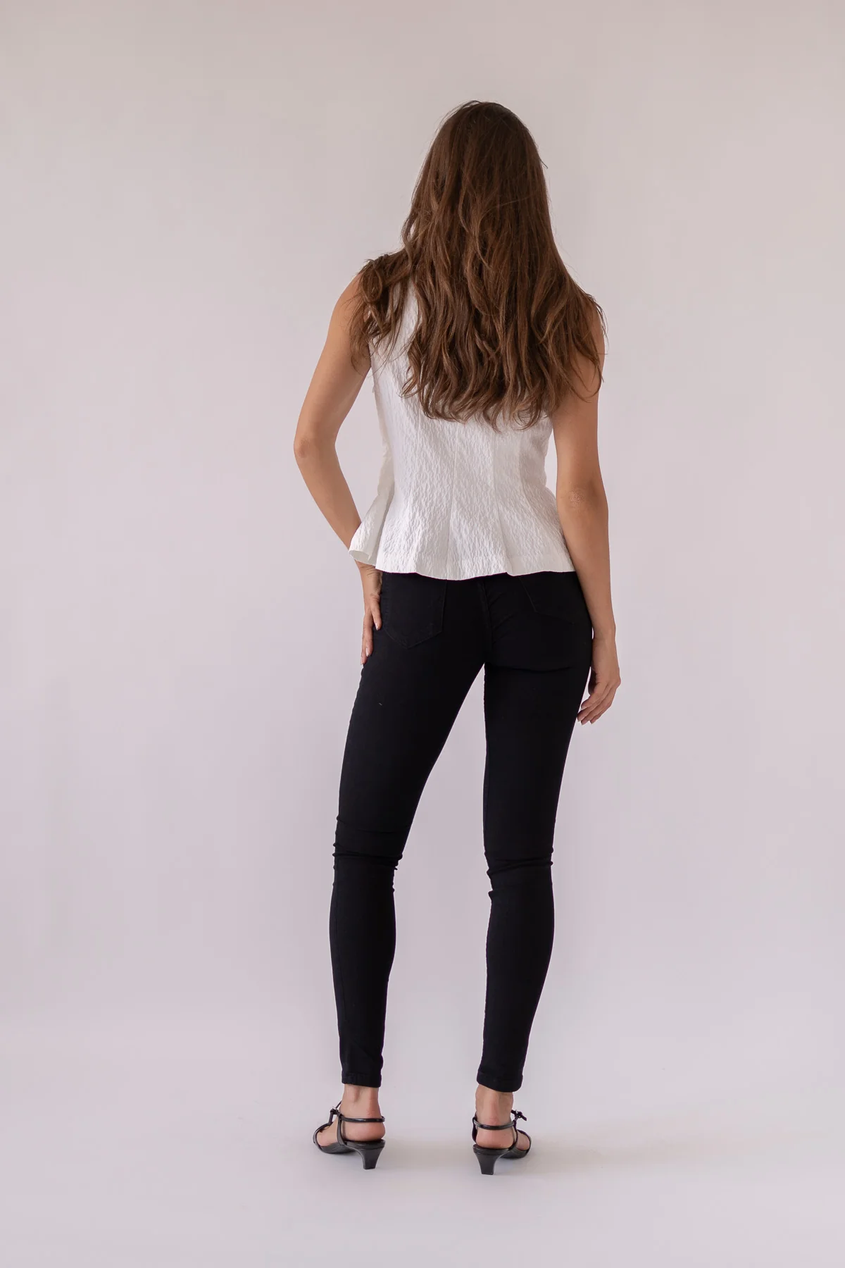 SKINNY TALL HIGH RISE - BLACK - Image 3