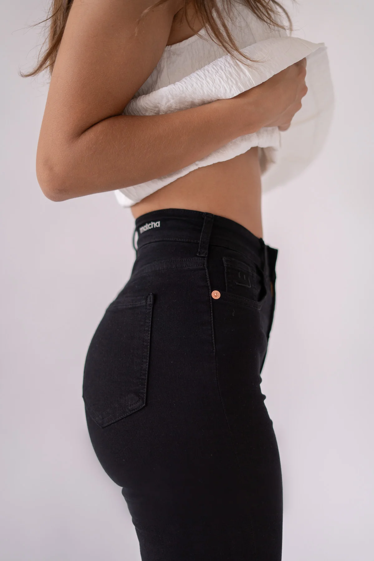 SKINNY TALL HIGH RISE - BLACK - Image 5