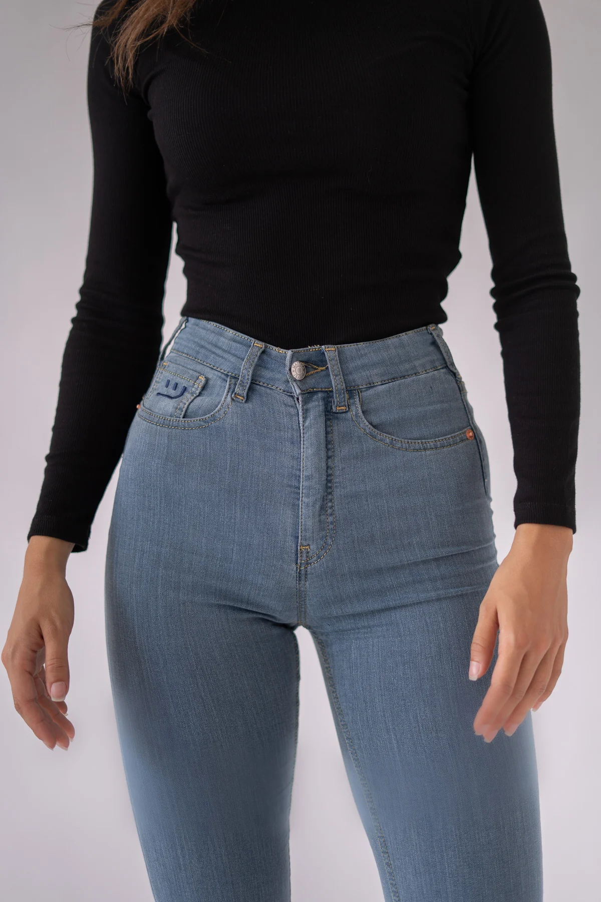 SKINNY TALL HIGH RISE - LIGHT BLUE - Image 7