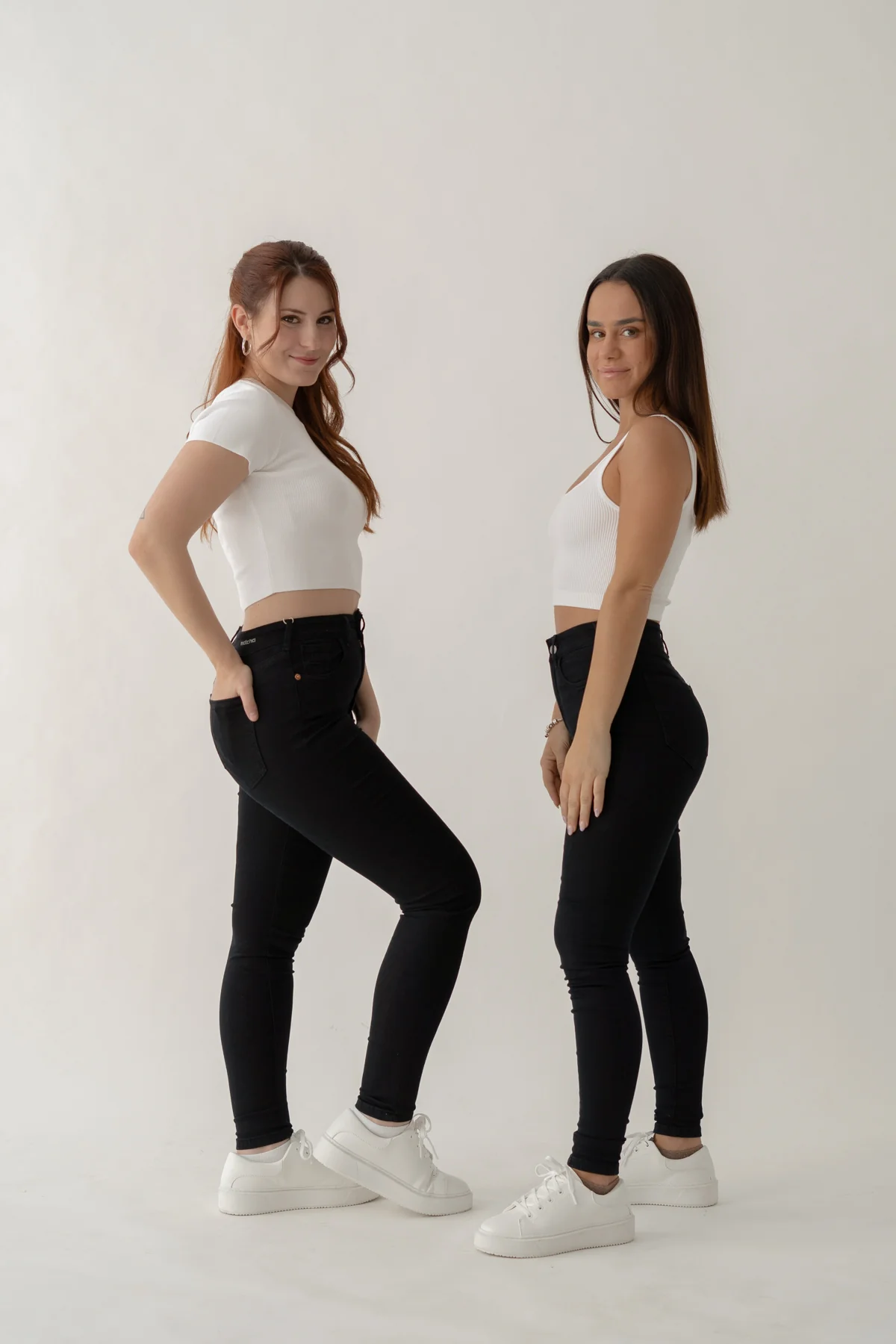 SKINNY HIGH RISE - BLACK - Image 5