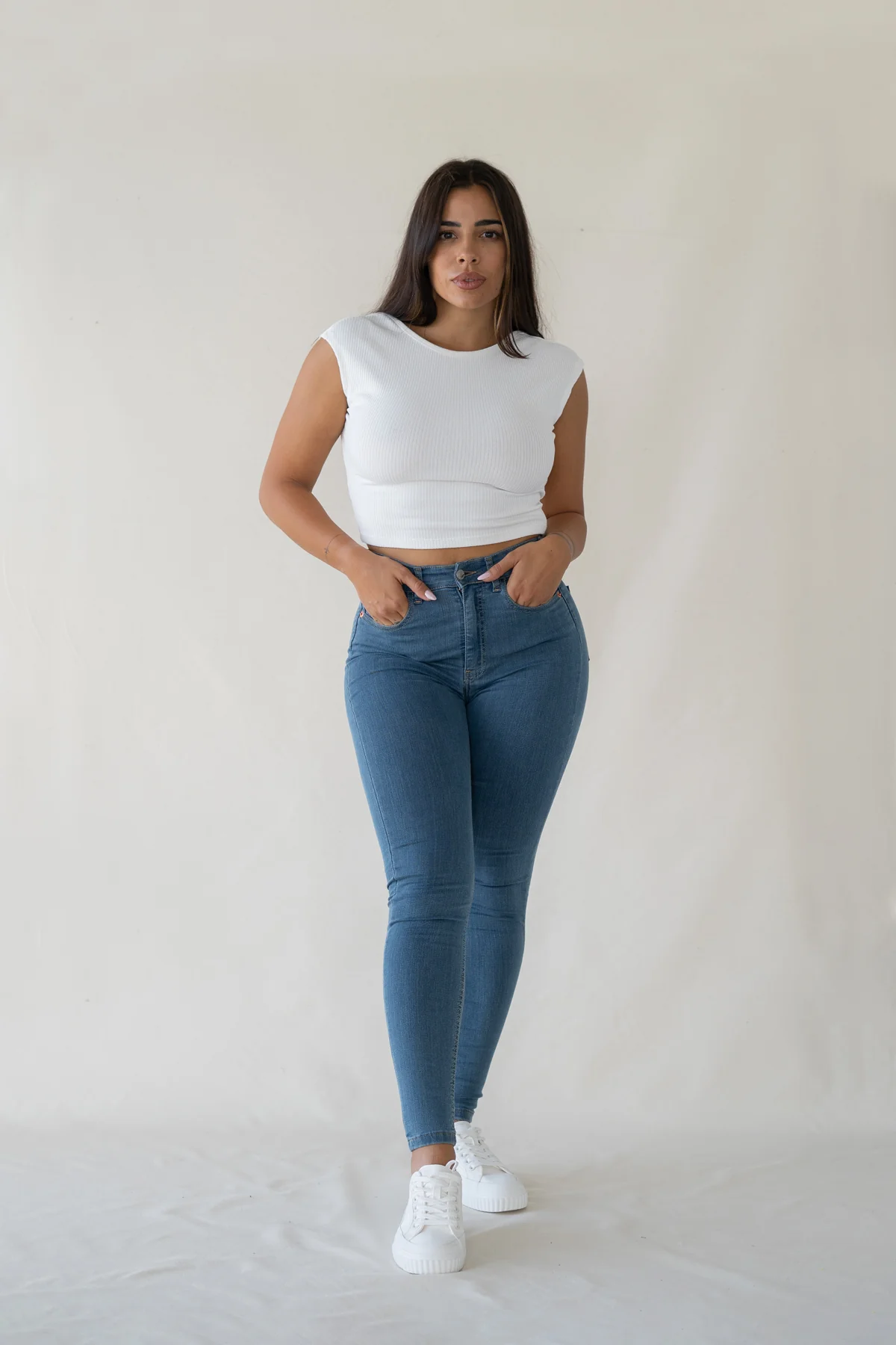 SKINNY HIGH RISE - LIGHT BLUE - Image 6