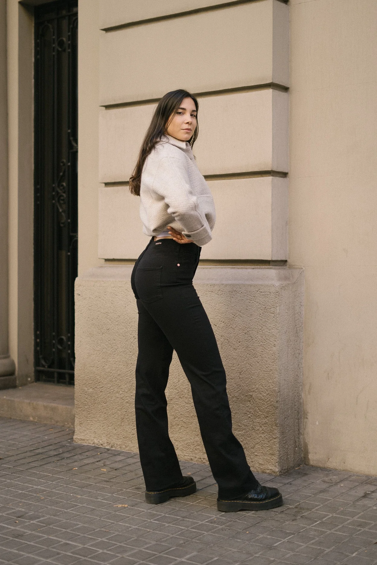 WIDELEG TALL HIGH RISE - BLACK - Image 4