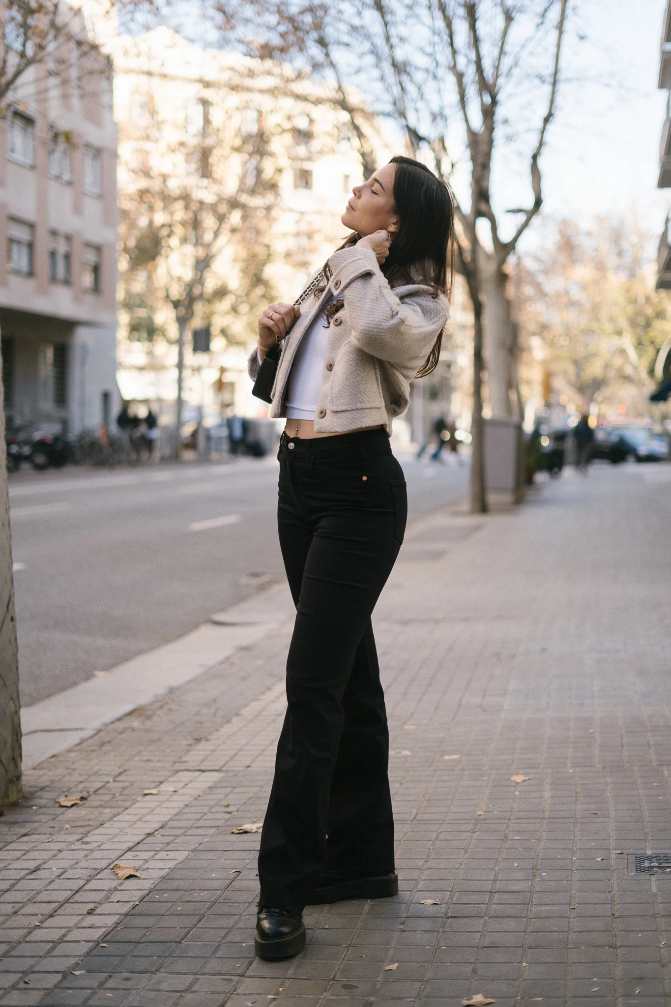 WIDELEG TALL HIGH RISE - BLACK - Image 7