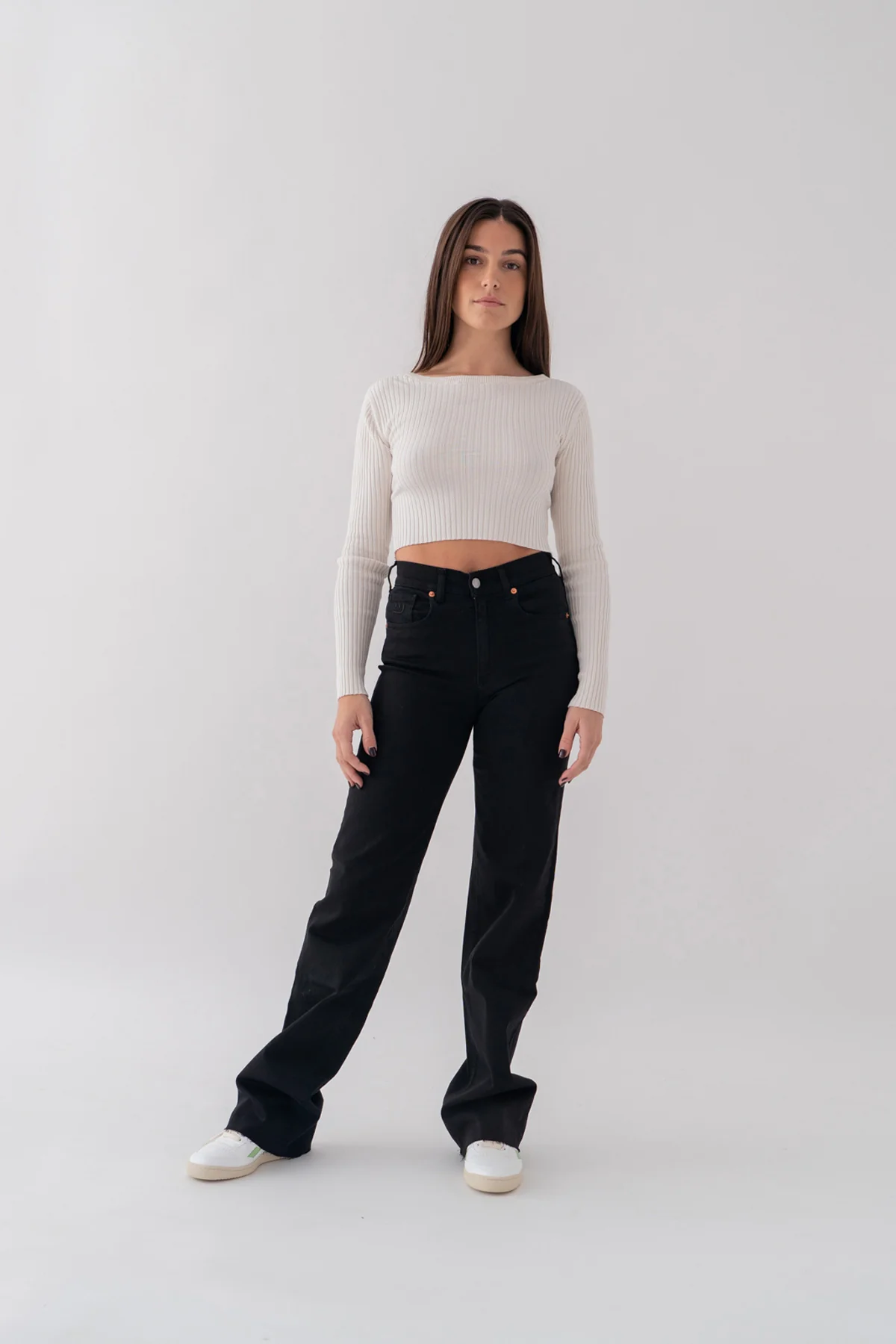 WIDELEG HIGH RISE - BLACK - Image 7