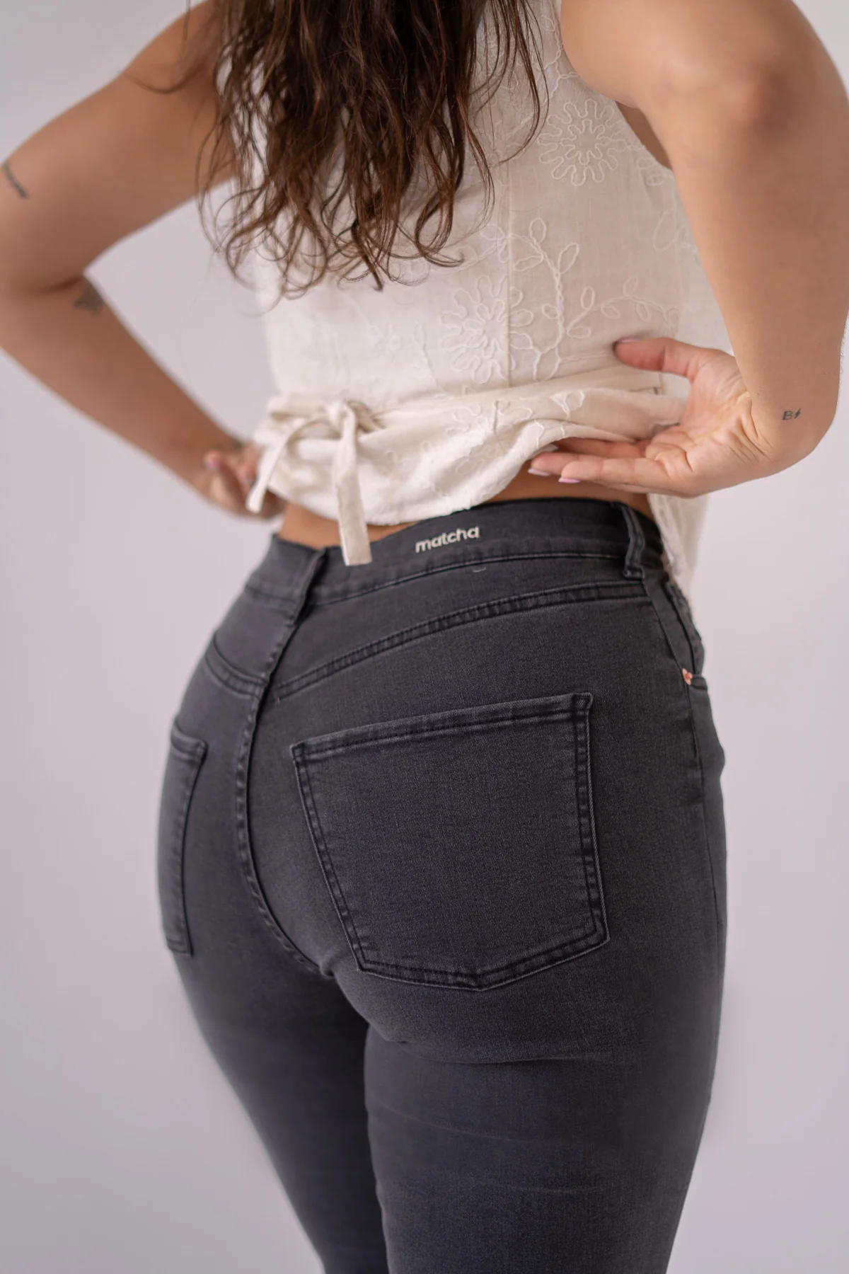 WIDELEG HIGH RISE - GREY - Image 5